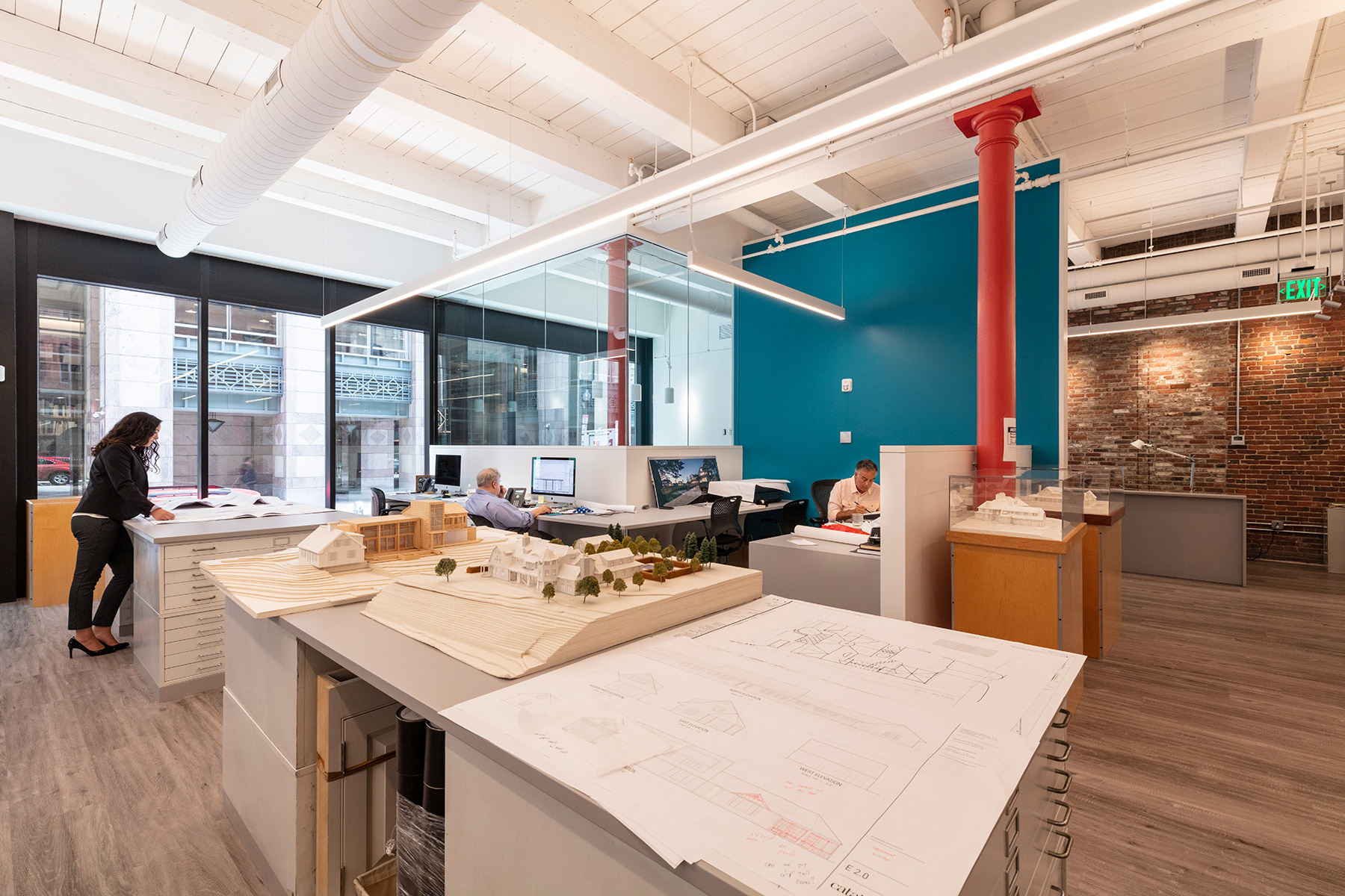 Catalano Architects cubicle room